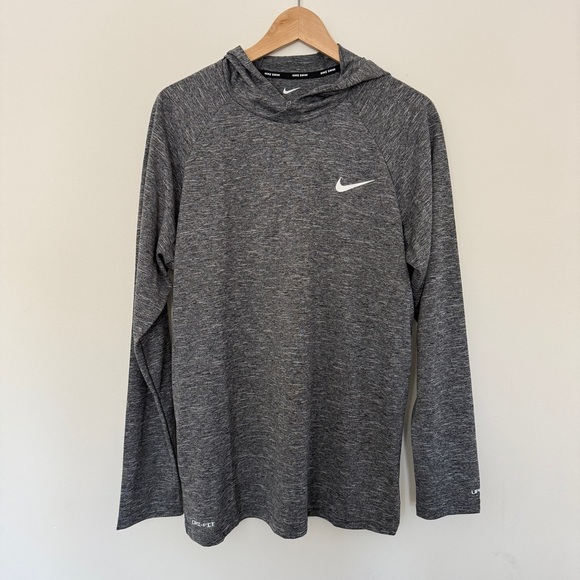 Nike Other - Nike Dri-Fit Gray Men's Hooded Swim Shirt